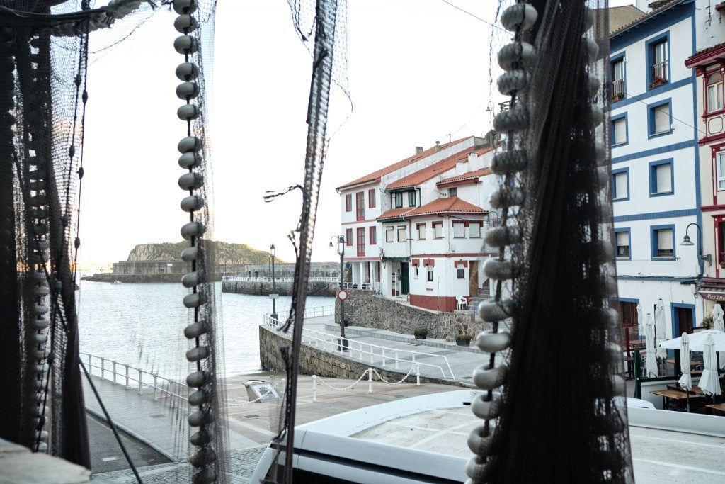 Cudillero y sus redes de pesca